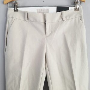 BANANA REPUBLIC Martin Fit Tan/Beige Womens Slim Trouser/Dress Pants 0P **New**